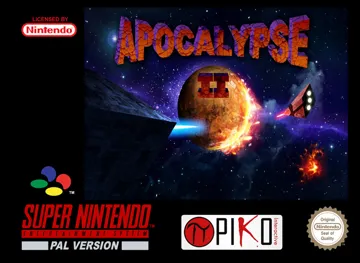 Apocalypse II (Europe) (Proto) box cover front